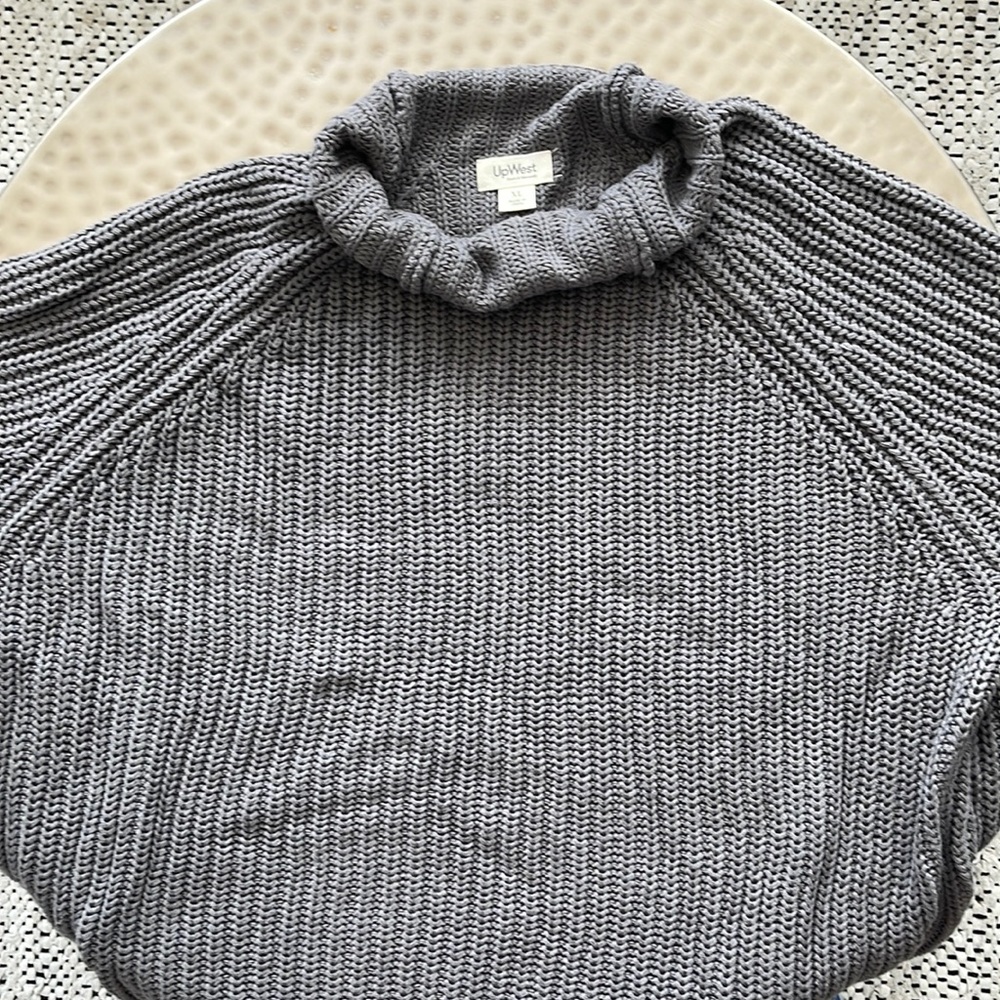 UpWest Mockneck Sweater (Grey/XL)